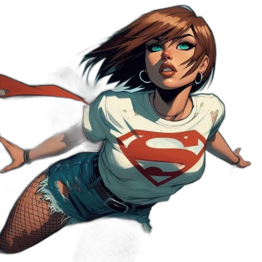 comic book art, concept art, cartoon, fantasy art transparent PNG cut-out