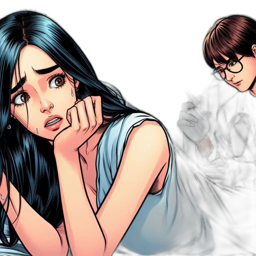 comic book art, concept art, watercolor, photorealistic transparent PNG cut-out