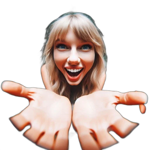 face, creature, photorealistic, cartoon transparent PNG cut-out