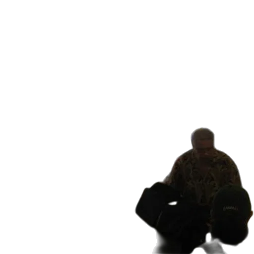 jacket, creature, weapon, staff transparent PNG cut-out