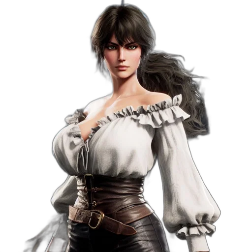 dress, fantasy art, concept art, photorealistic transparent PNG cut-out