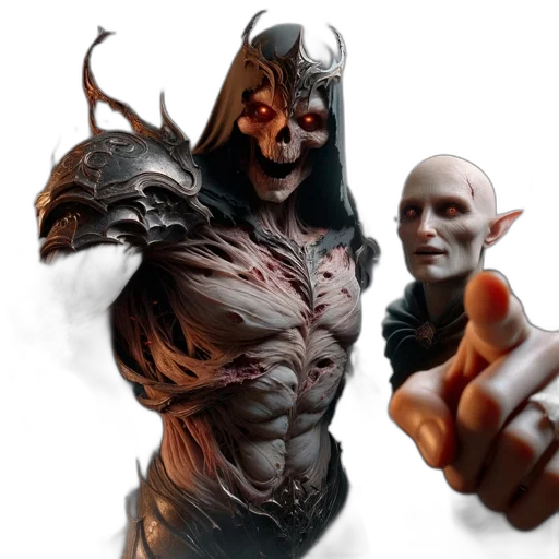 creature, mask, concept art, fantasy art transparent PNG cut-out
