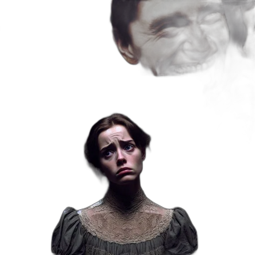 face, mask, dress, creature transparent PNG cut-out