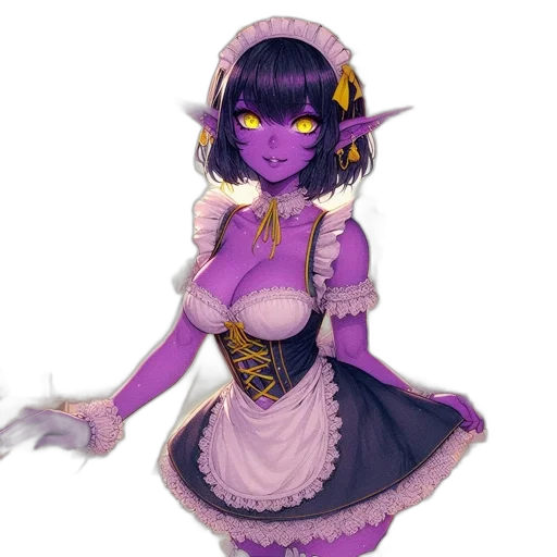 staff, dress, mask, flower transparent PNG cut-out
