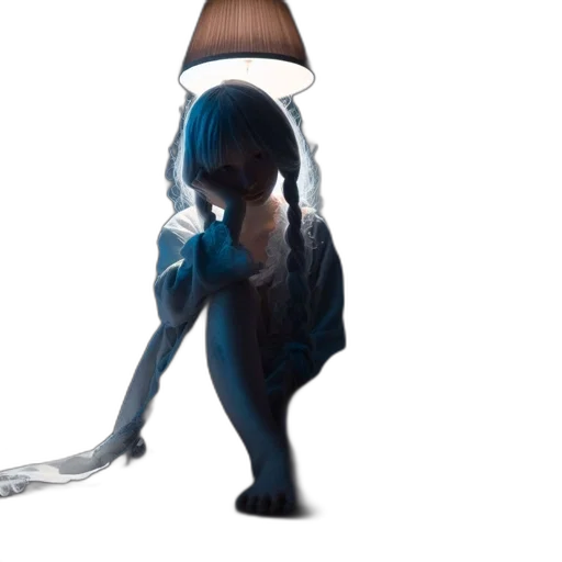 umbrella, creature, mask, dress transparent PNG cut-out