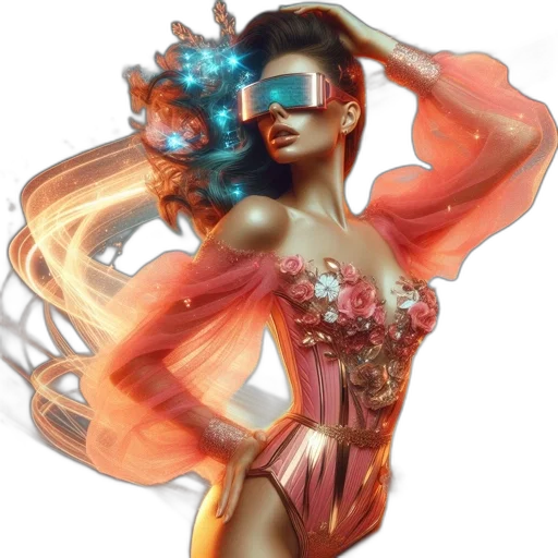 jewelry, dress, mask, robot transparent PNG cut-out