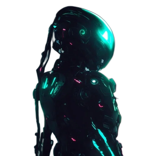 robot, dress, creature, mask transparent PNG cut-out