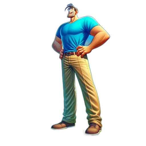staff, robot, jacket, weapon transparent PNG cut-out