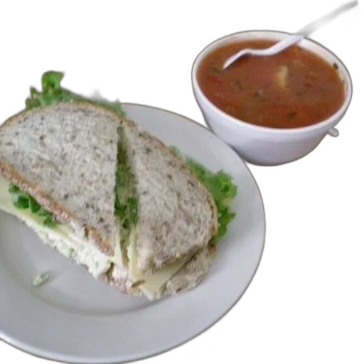 food, 3d render, photorealistic, sandwich transparent PNG cut-out