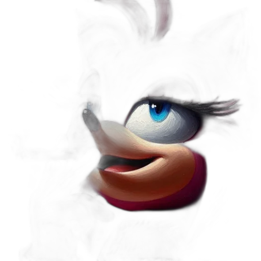 face, mask, creature, hair transparent PNG cut-out