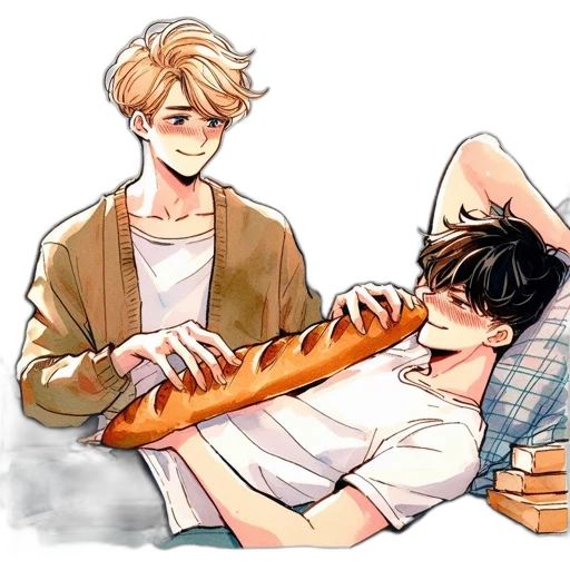 food, watercolor, anime, cartoon transparent PNG cut-out