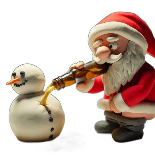 3d render, during, winter, holidays transparent PNG cut-out
