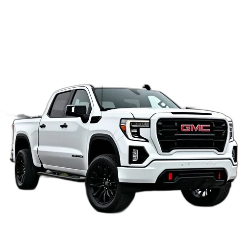white, gmc, sierra, 1500 transparent PNG cut-out