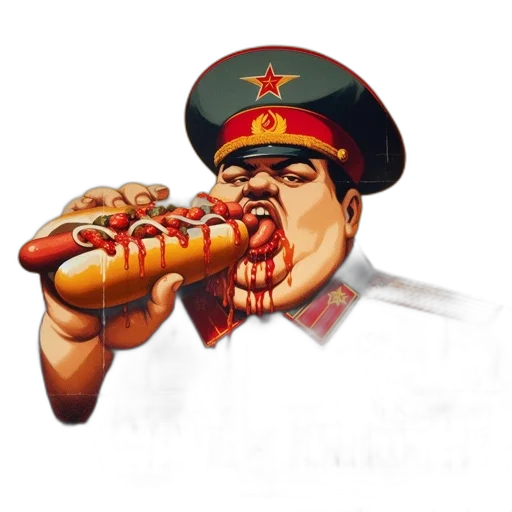 weapon, food, staff, face transparent PNG cut-out