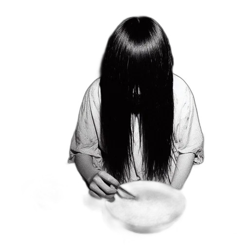 hair, mask, face, staff transparent PNG cut-out