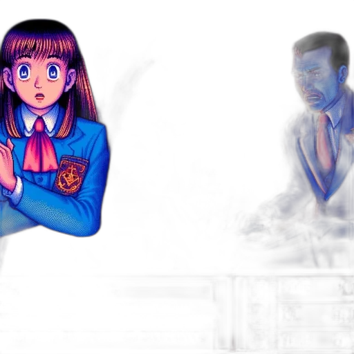 concept art, anime, 3d render, comic book art transparent PNG cut-out