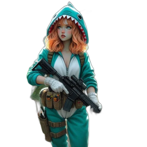 jacket, weapon, staff, concept art transparent PNG cut-out