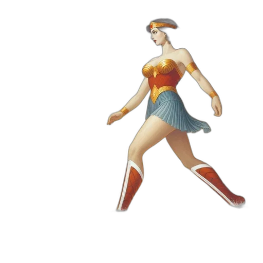 dress, staff, 3d render, concept art transparent PNG cut-out