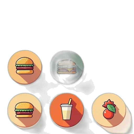 food, jewelry, concept art, 3d render transparent PNG cut-out