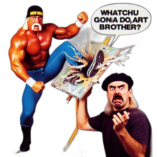 comic book art, concept art, two, men transparent PNG cut-out