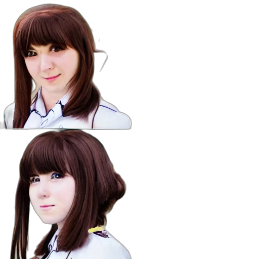 face, staff, hair, robot transparent PNG cut-out