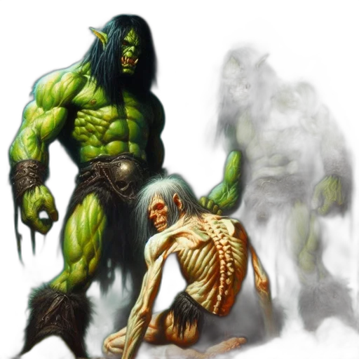 concept art, fantasy art, comic book art, pixel art transparent PNG cut-out