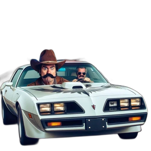 car, animal, jacket, hat transparent PNG cut-out