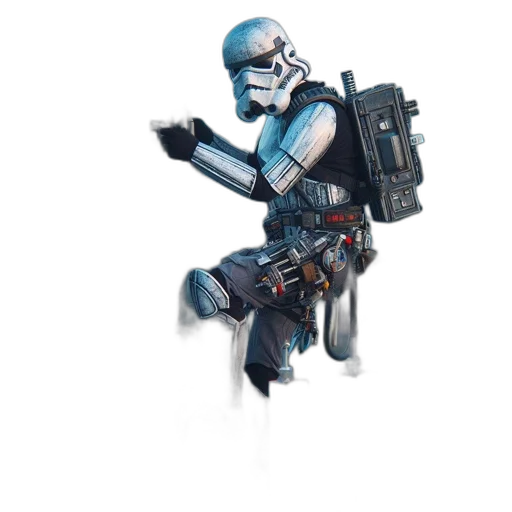 robot, weapon, staff, concept art transparent PNG cut-out