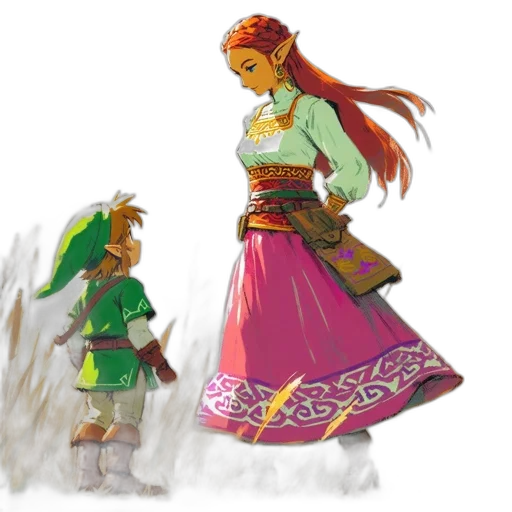 concept art, fantasy art, pixel art, 3d render transparent PNG cut-out