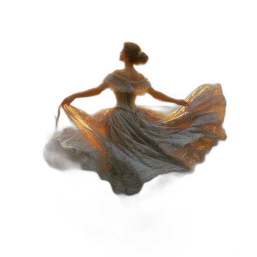 dress, jewelry, crown, hair transparent PNG cut-out