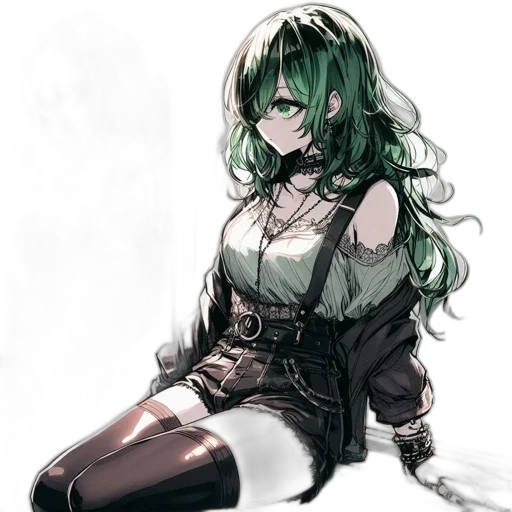 dress, staff, weapon, robot transparent PNG cut-out