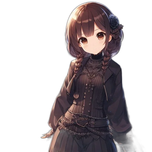 dress, staff, jacket, crown transparent PNG cut-out