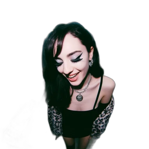 dress, jewelry, face, robot transparent PNG cut-out