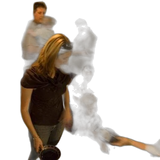 staff, hair, shoes, robot transparent PNG cut-out
