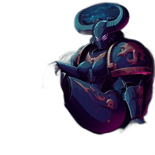 robot, dragon, mask, sword transparent PNG cut-out