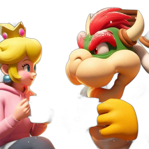 crown, 3d render, concept art, two transparent PNG cut-out
