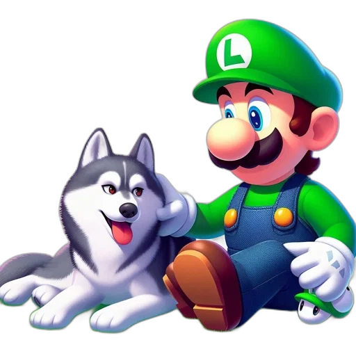 animal, 3d render, concept art, pixel art transparent PNG cut-out