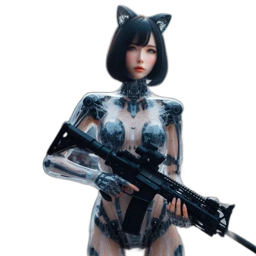 robot, weapon, animal, concept art transparent PNG cut-out