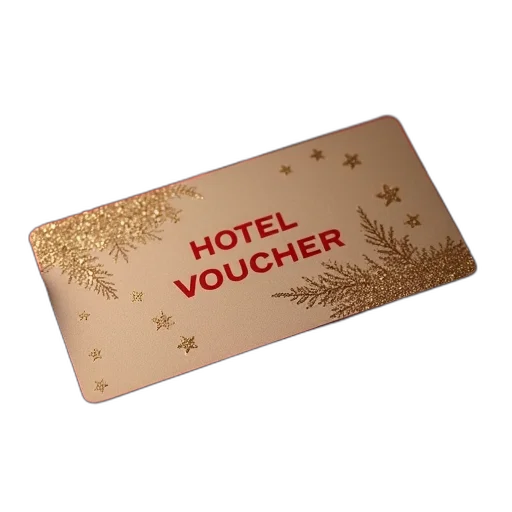 hotel, voucher, shop, gift transparent PNG cut-out