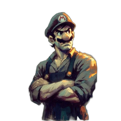 staff, hat, face, weapon transparent PNG cut-out