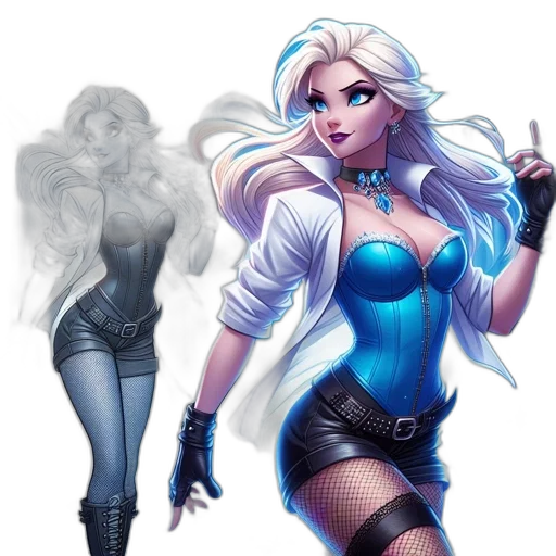 concept art, fantasy art, comic book art, cartoon transparent PNG cut-out