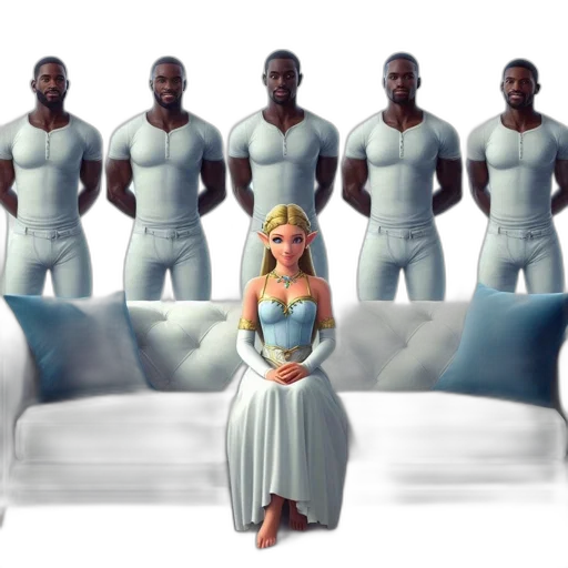 dress, furniture, concept art, 3d render transparent PNG cut-out