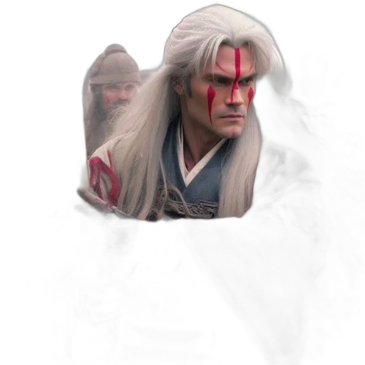 face, mask, hair, dragon transparent PNG cut-out