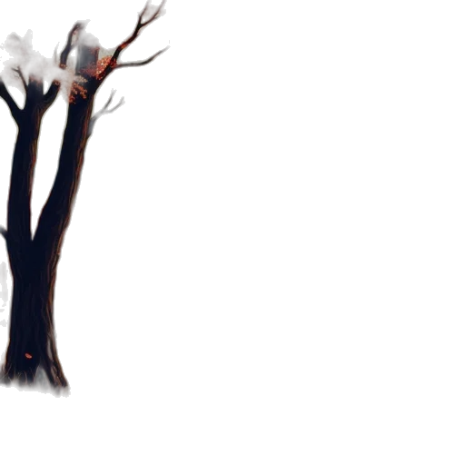 tree, staff, crown, creature transparent PNG cut-out