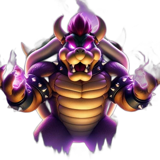 dragon, staff, creature, crown transparent PNG cut-out
