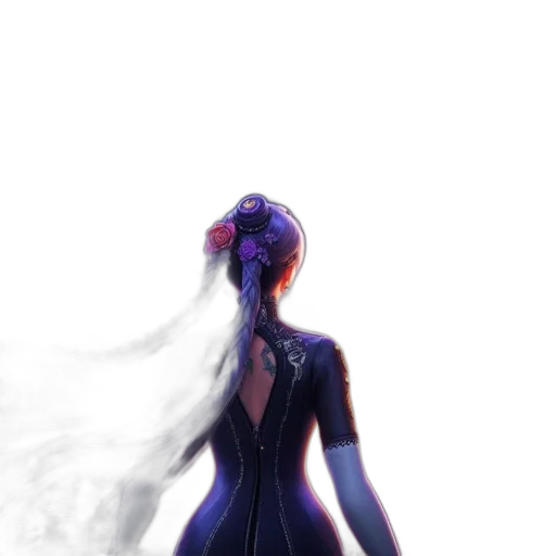 dress, staff, mask, robot transparent PNG cut-out