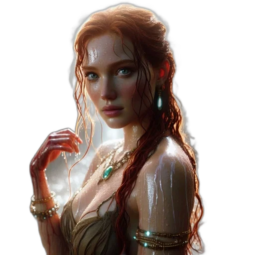 jewelry, dress, dragon, face transparent PNG cut-out