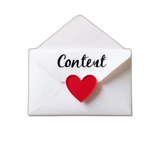white, envelope, word, contest transparent PNG cut-out