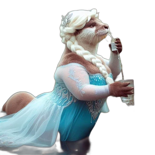 staff, dress, dragon, animal transparent PNG cut-out