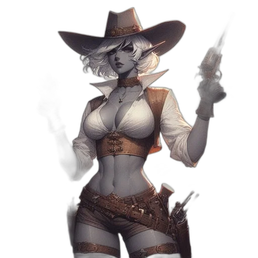 staff, weapon, hat, fantasy art transparent PNG cut-out